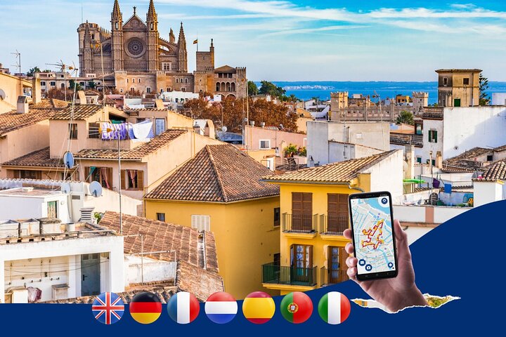 Palma de Mallorca: City Walk Audioguide in 7 Sprachen am Telefon