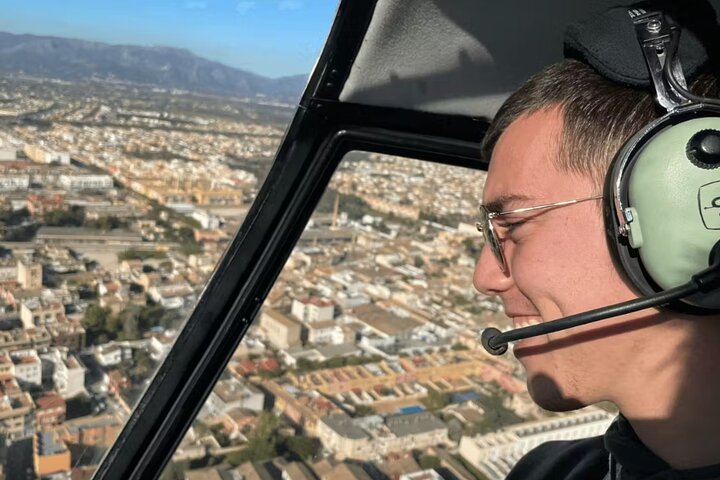 Tour della città in elicottero di Palma di Maiorca