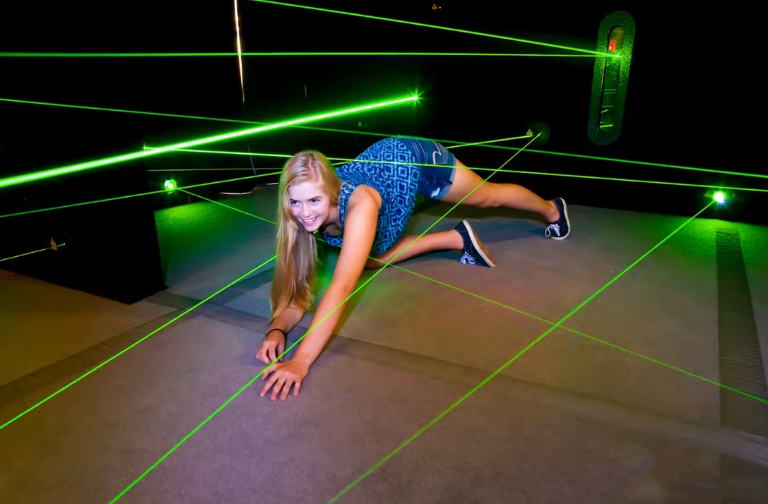 Katmandu Park laser maze challenge