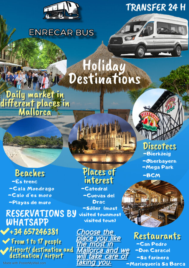 Enrecar bus Transfer Mallorca