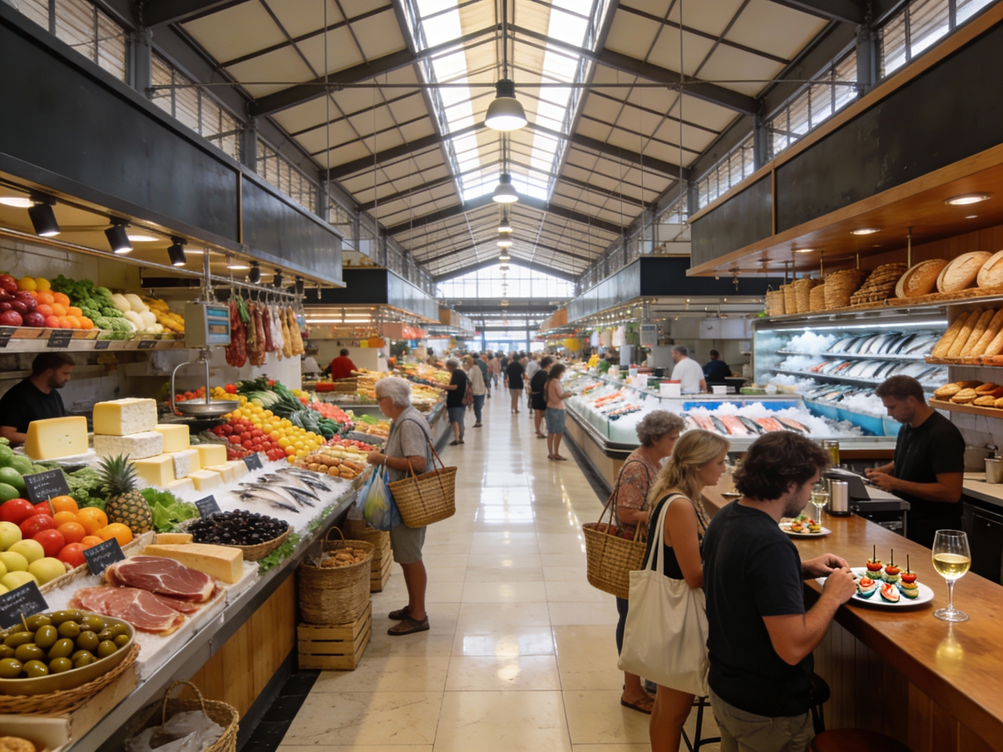 Market Hall Mercat Olivar Palma, Mallorca